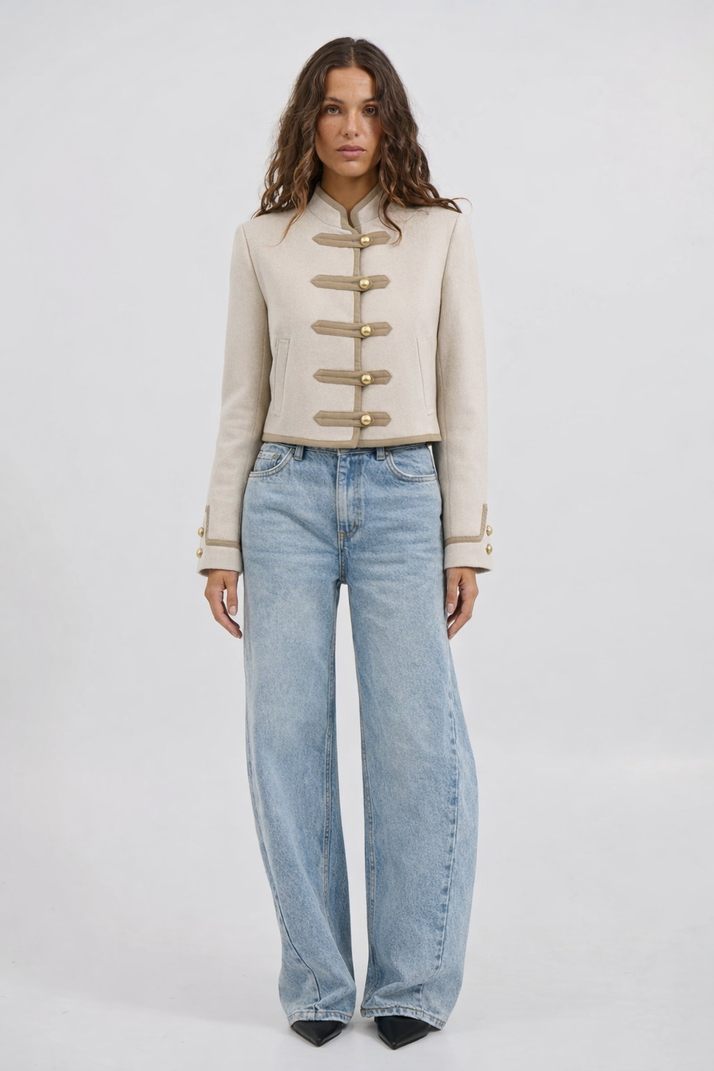 "Napoleon" Buttoned Jacket