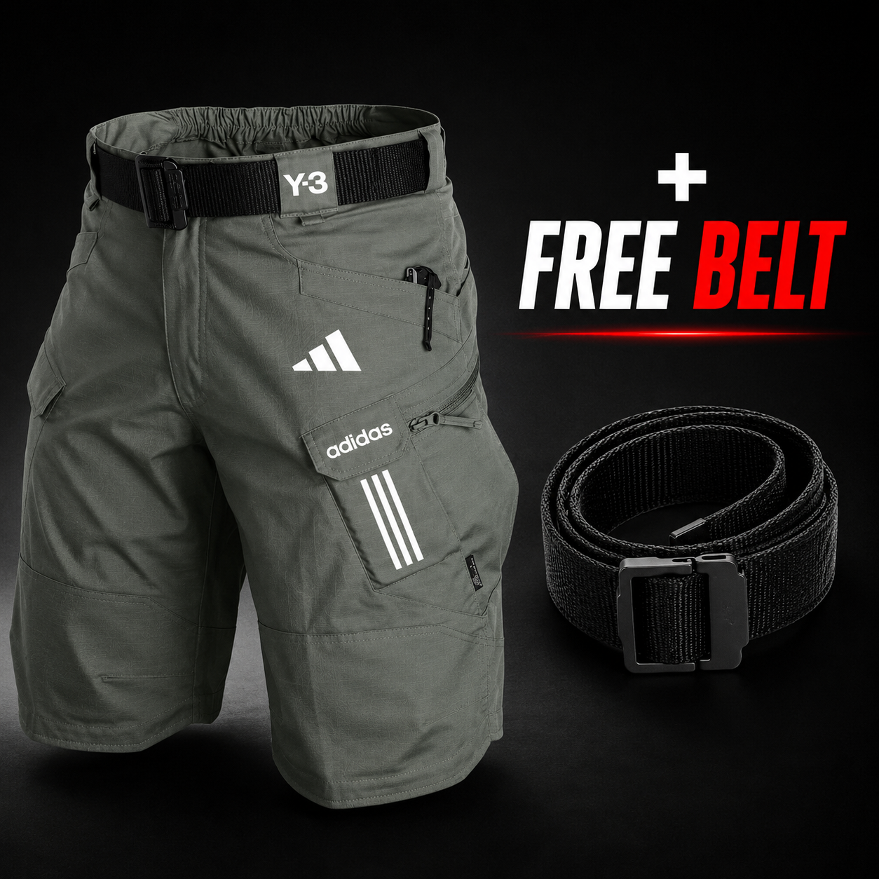 Multi-Pocket Cargo Shorts || CLEARANCE SALE