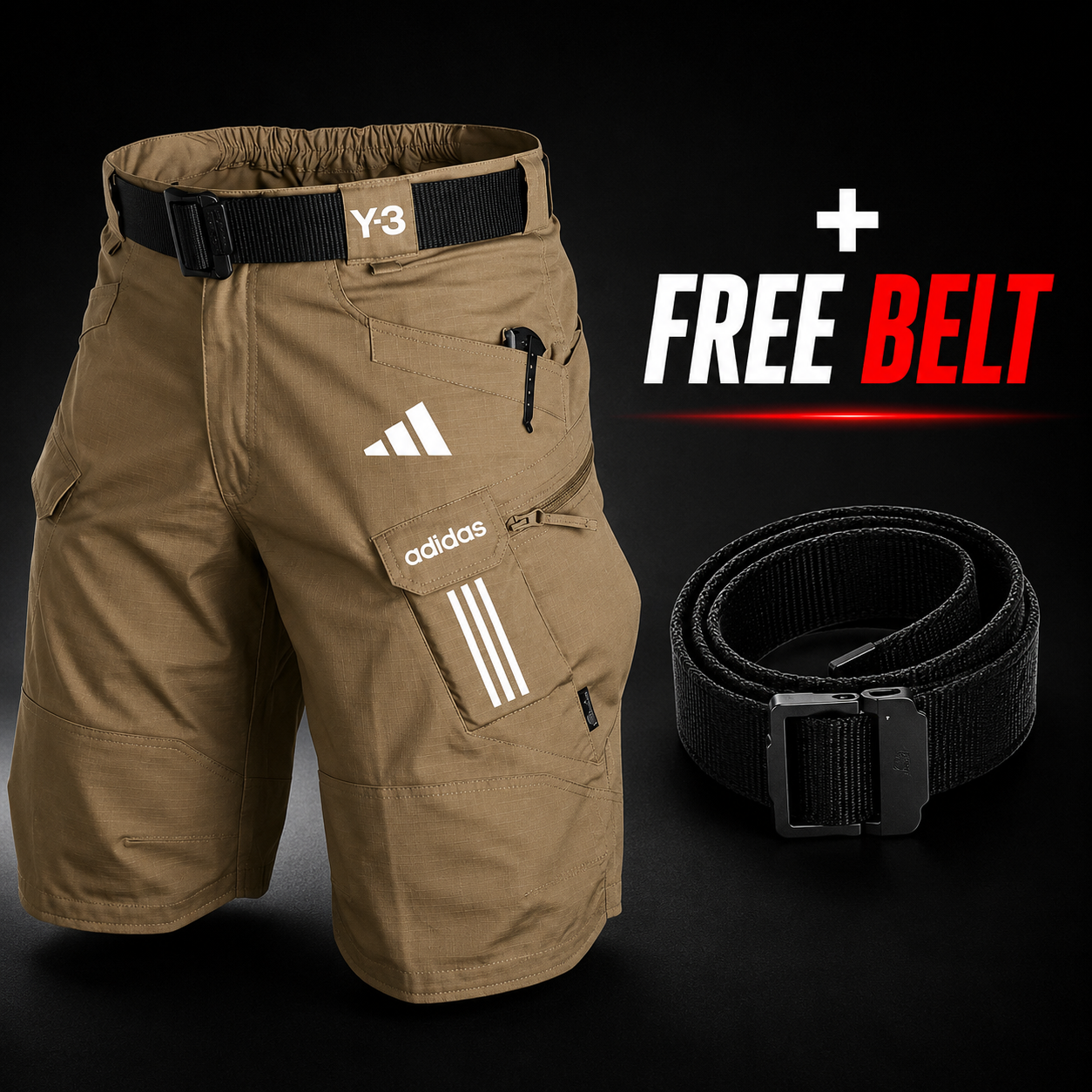 Multi-Pocket Cargo Shorts || CLEARANCE SALE