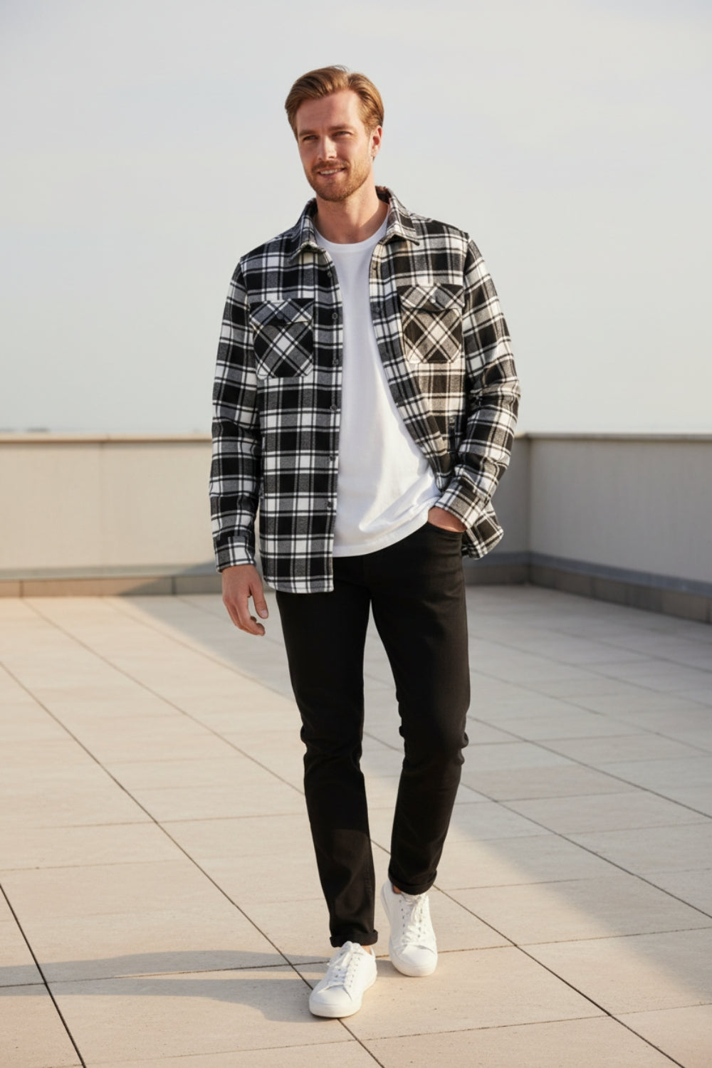 The Highland Black Overshirt