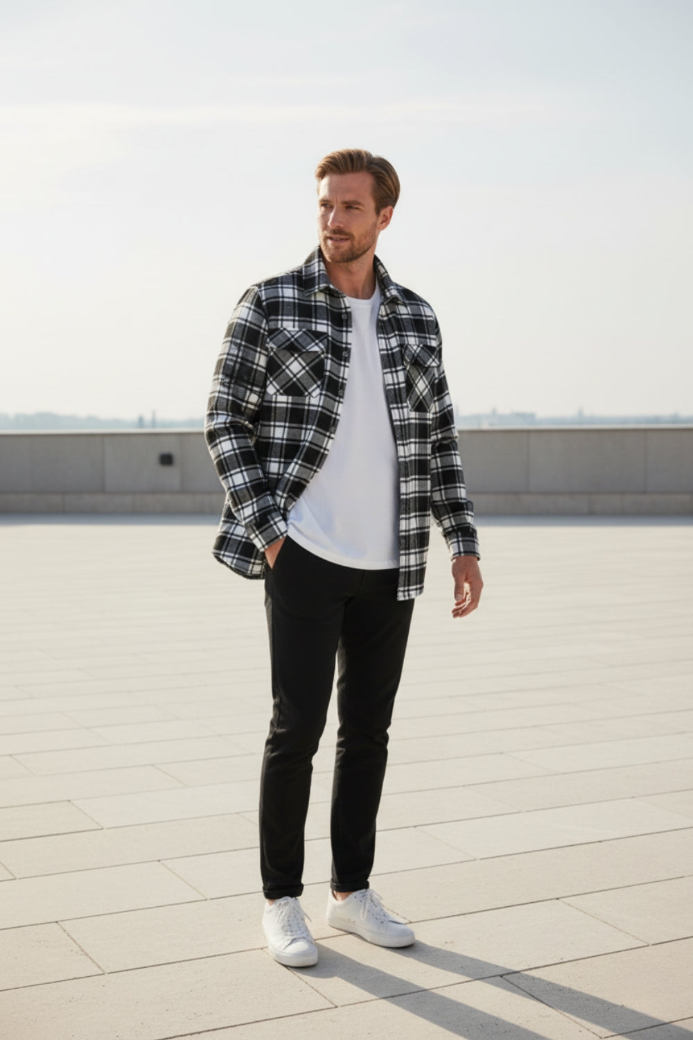 The Highland Black Overshirt