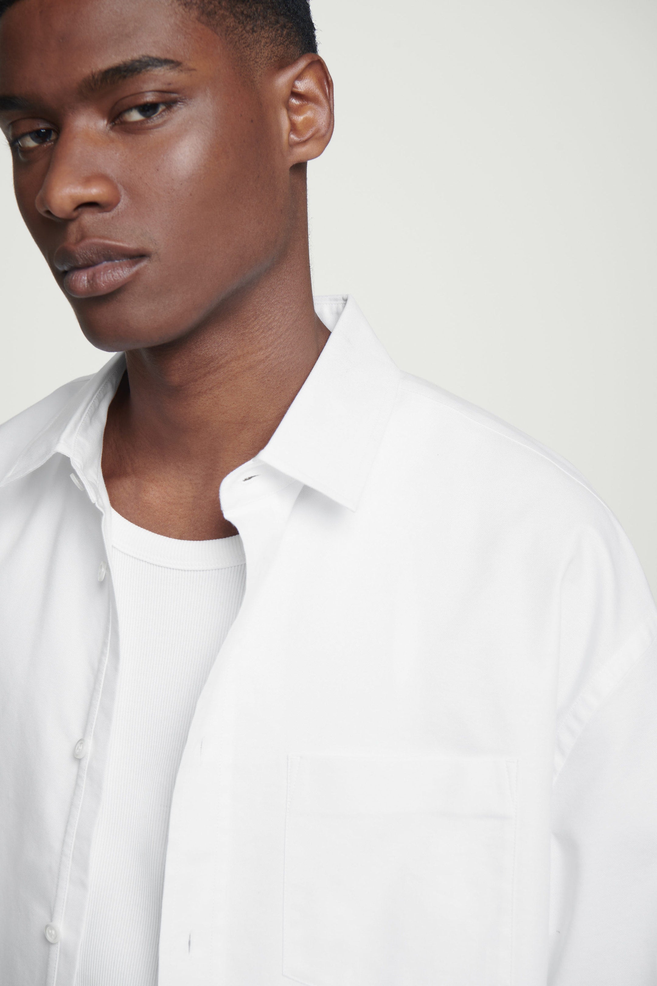 WIDE OVERSIZED COTTON SHIRT